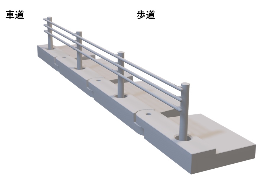 浅い埋設・短い延長でも、防護柵を設置できる画像