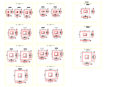 桝ベース 全サイズ 標準断面図