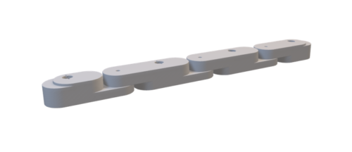 自在R連続基礎 A型偏芯 3D連結図