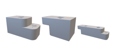 自在R連続基礎 F型 3D単体図