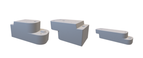 自在R連続基礎 N型 3D単体図