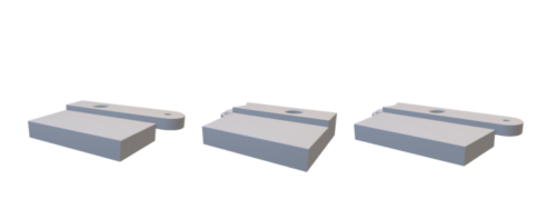 自在R連続基礎 交差点タイプ 3D単体図